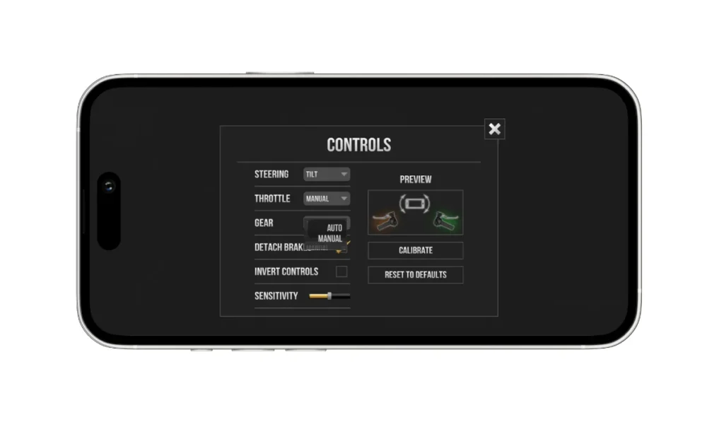 Traffic Rider Mod APK V2.0 (Unlimited Money, All Bikes Unlocked) 47 Gear-Controls