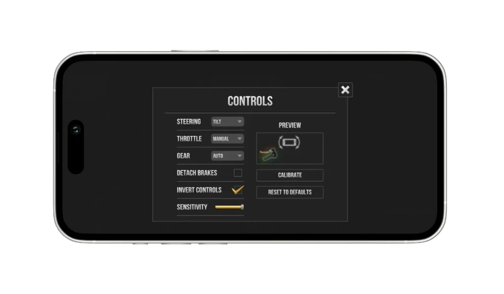Traffic Rider Mod APK V2.0 (Unlimited Money, All Bikes Unlocked) 49 Invert-Control-Setting