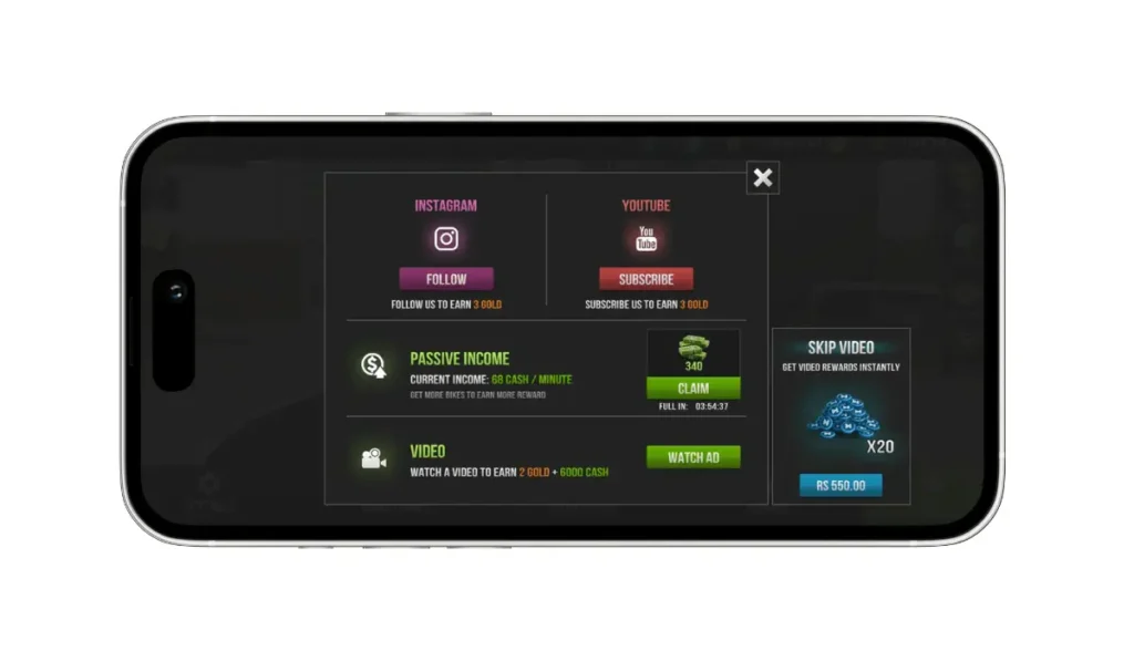 Traffic Rider Mod APK V2.0 (Unlimited Money, All Bikes Unlocked) 36 passive-income-option