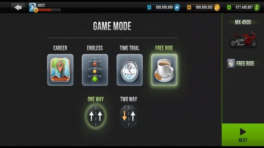 Traffic Rider Mod APK v2.11 – Unlimited Money, All Bikes Unlocked (2026) 6 traffic rider free ride mode